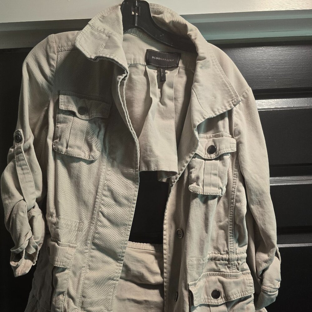 BcBG MaxAzria Cargo Jacket